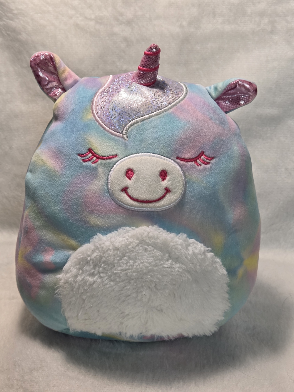 ANOUK Squishmallows 8" Pastel Rainbow Unicorn Tie Dye Mystery Squad NO HANGTAG